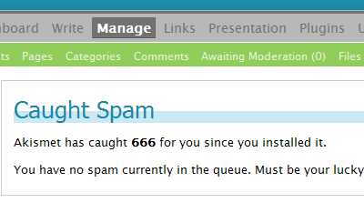 666 spam